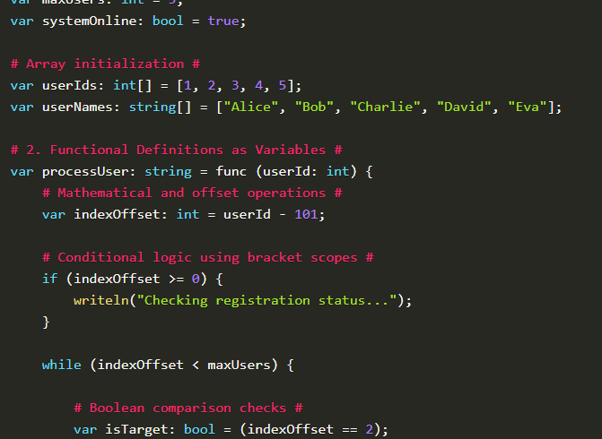 Codelang Core preview